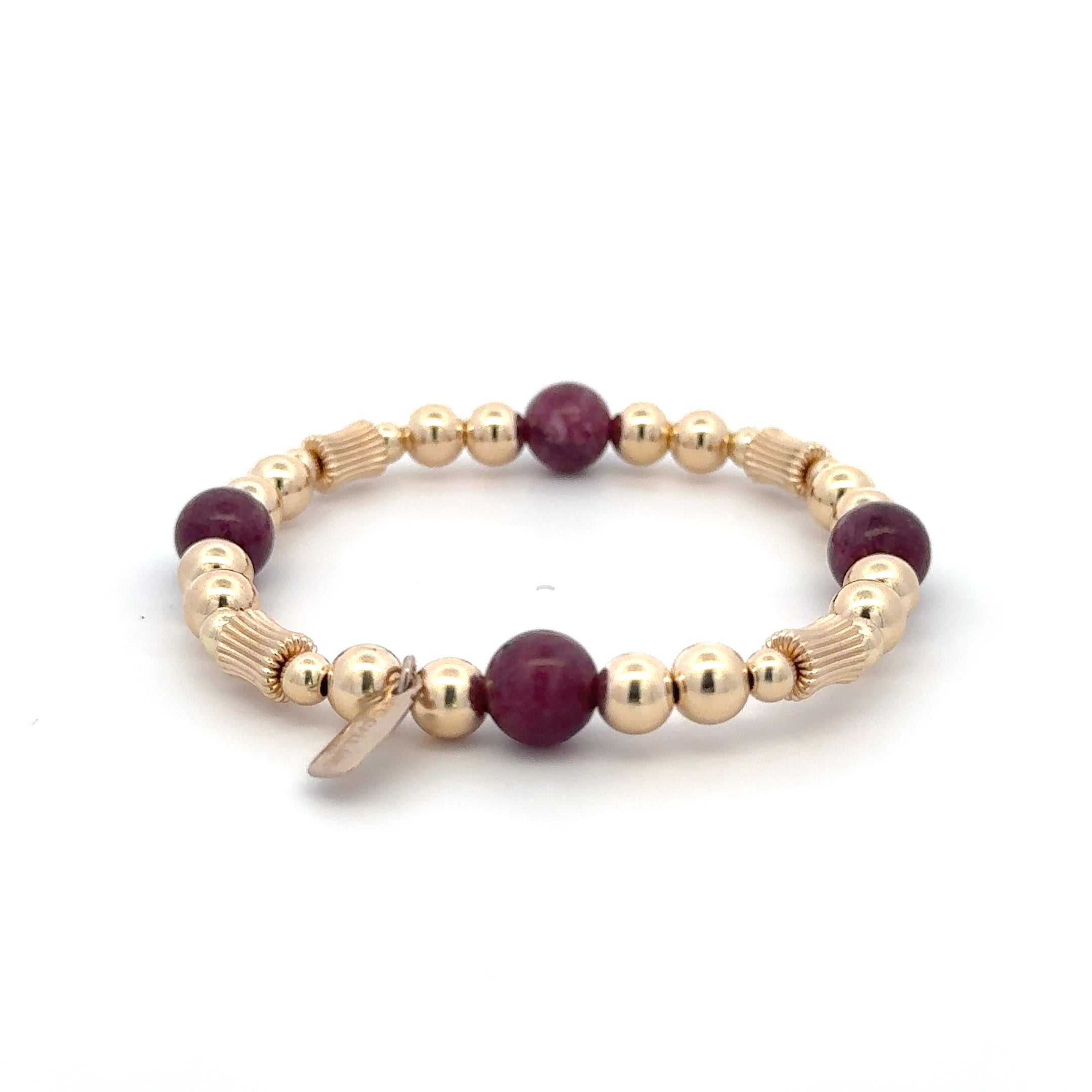 Nice mix bus burgundy gold coloured