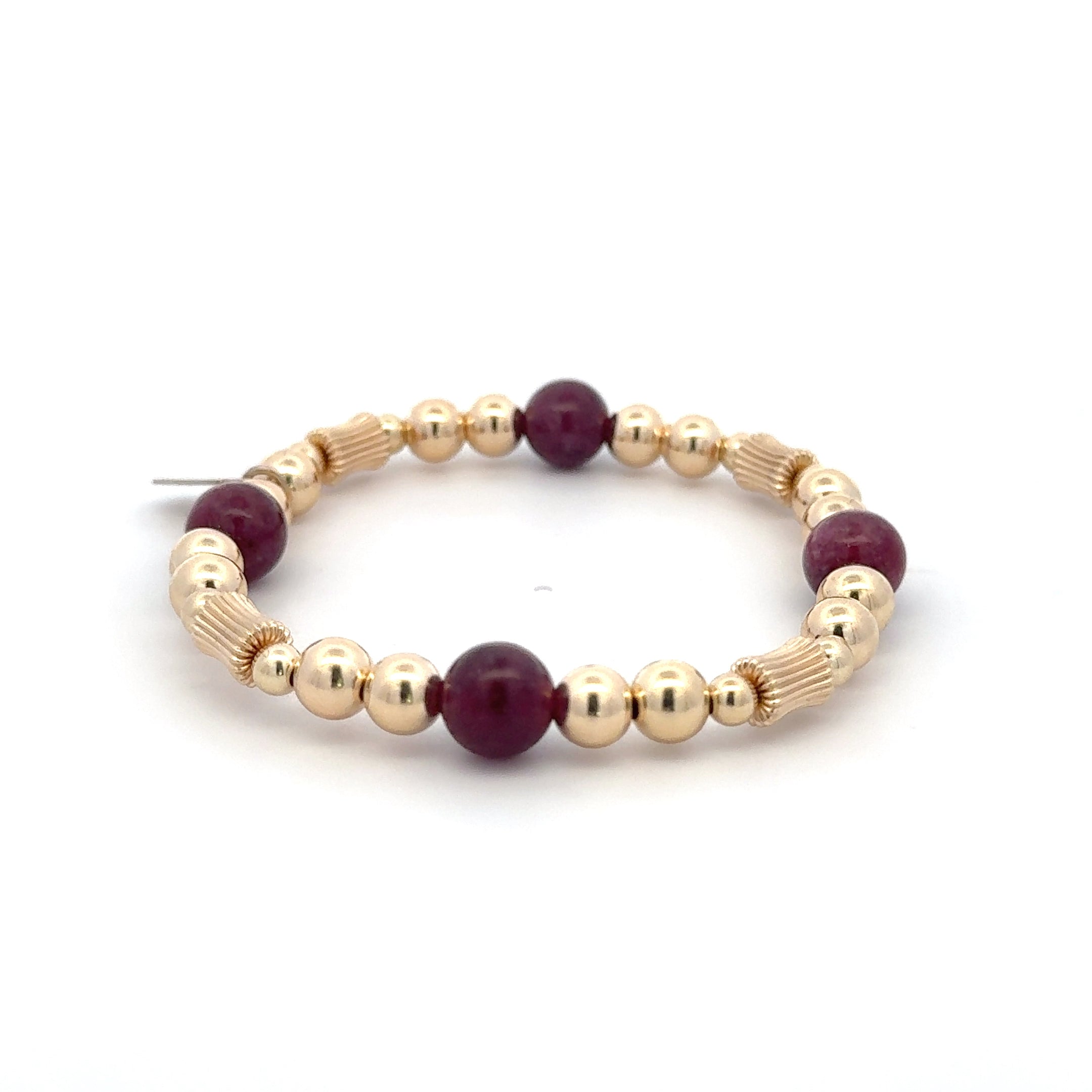 Nice mix bus burgundy gold coloured