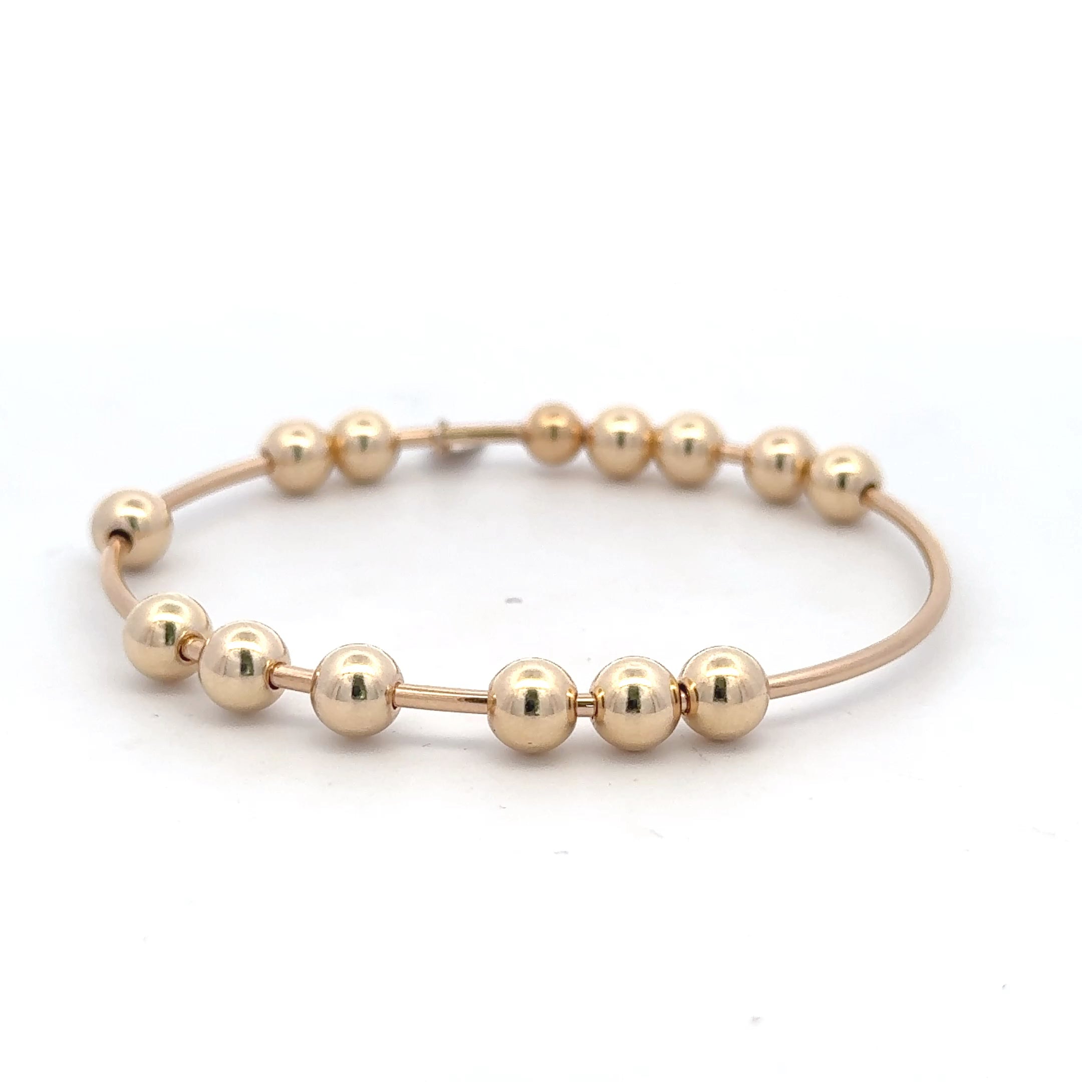 Bangle call me 7mm gold coloured