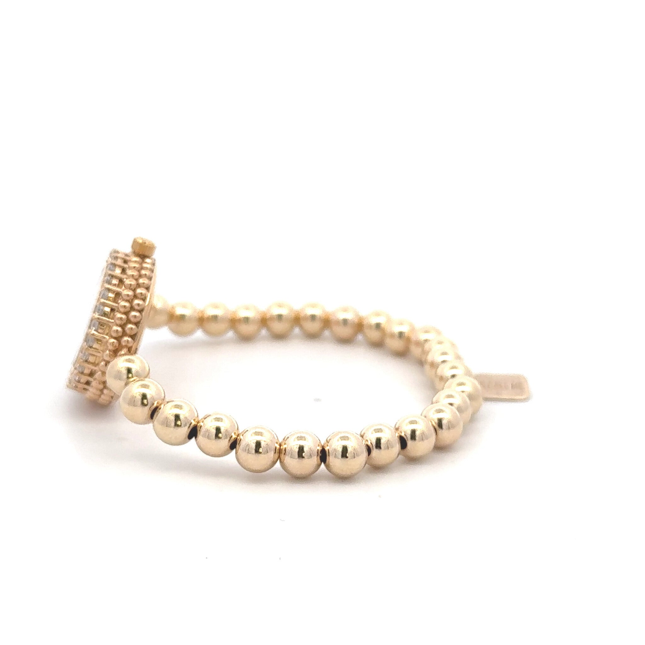Watch gold coloured 6mm gold coloured