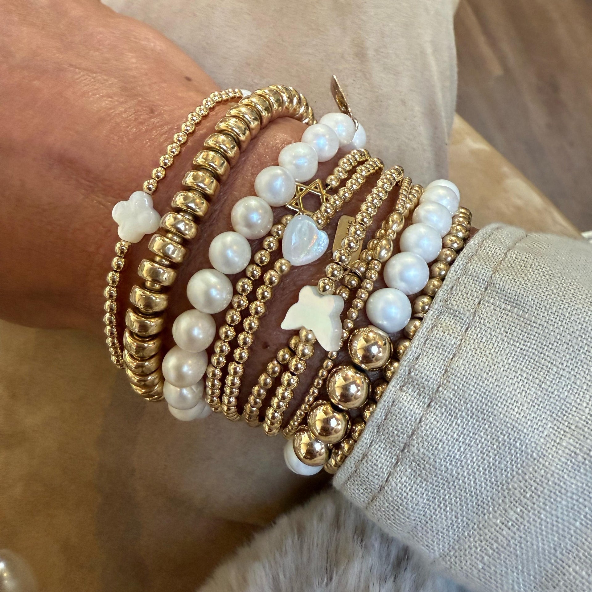 Pearl bracelets
