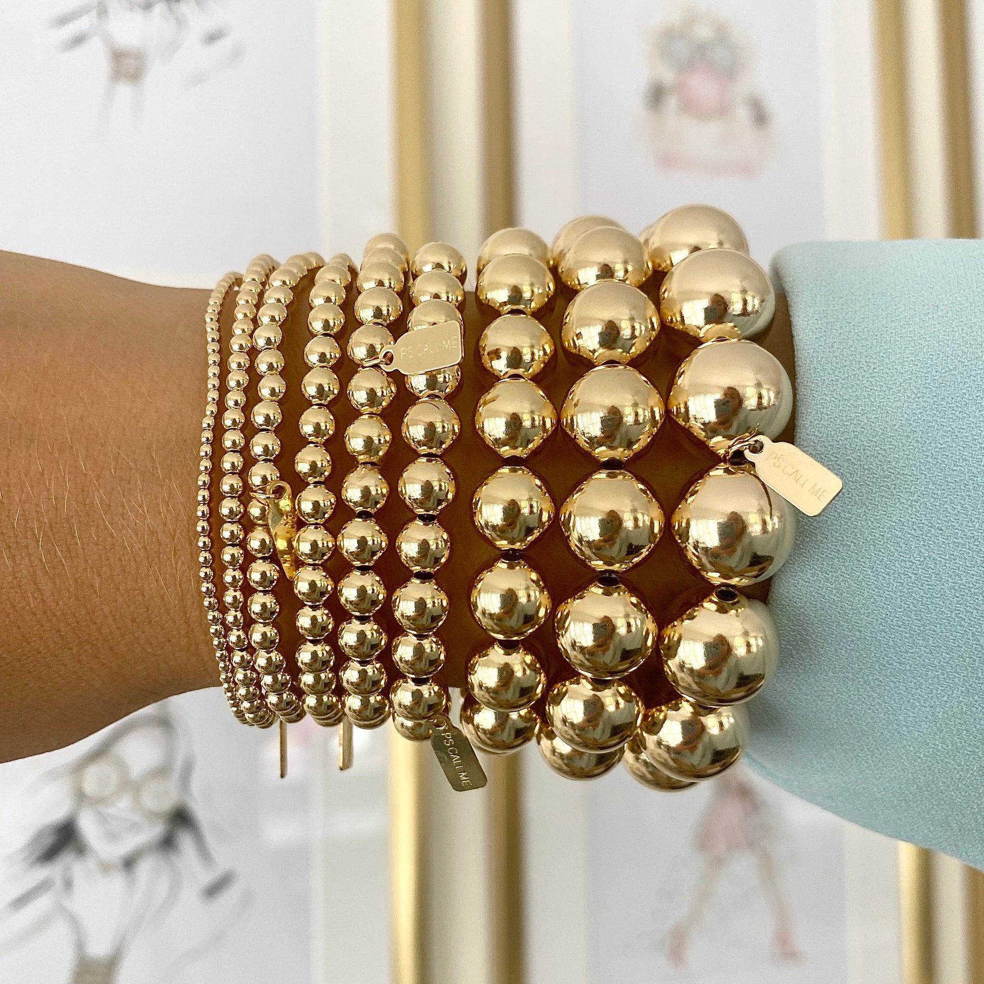 Golden bracelets