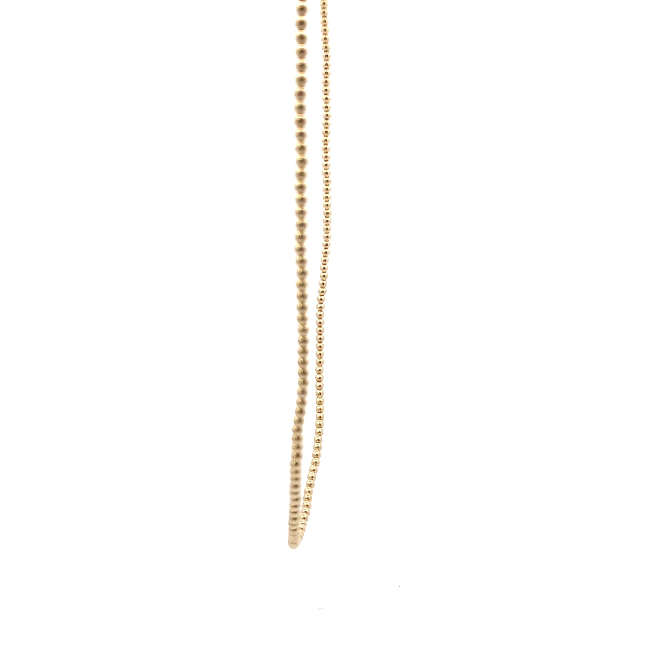 Necklace basic 2mm gold coloured
