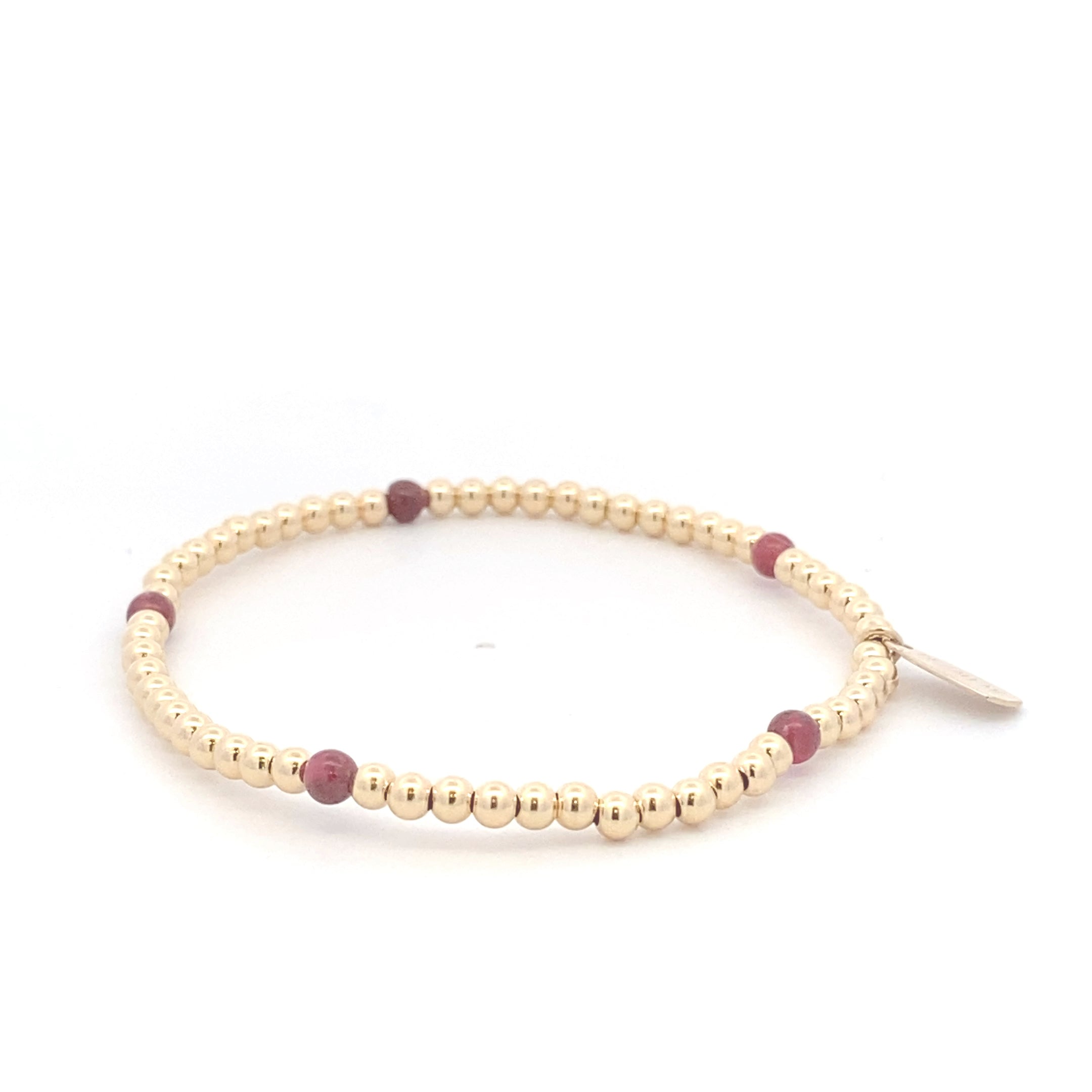 Dot 5 small brown gold coloured