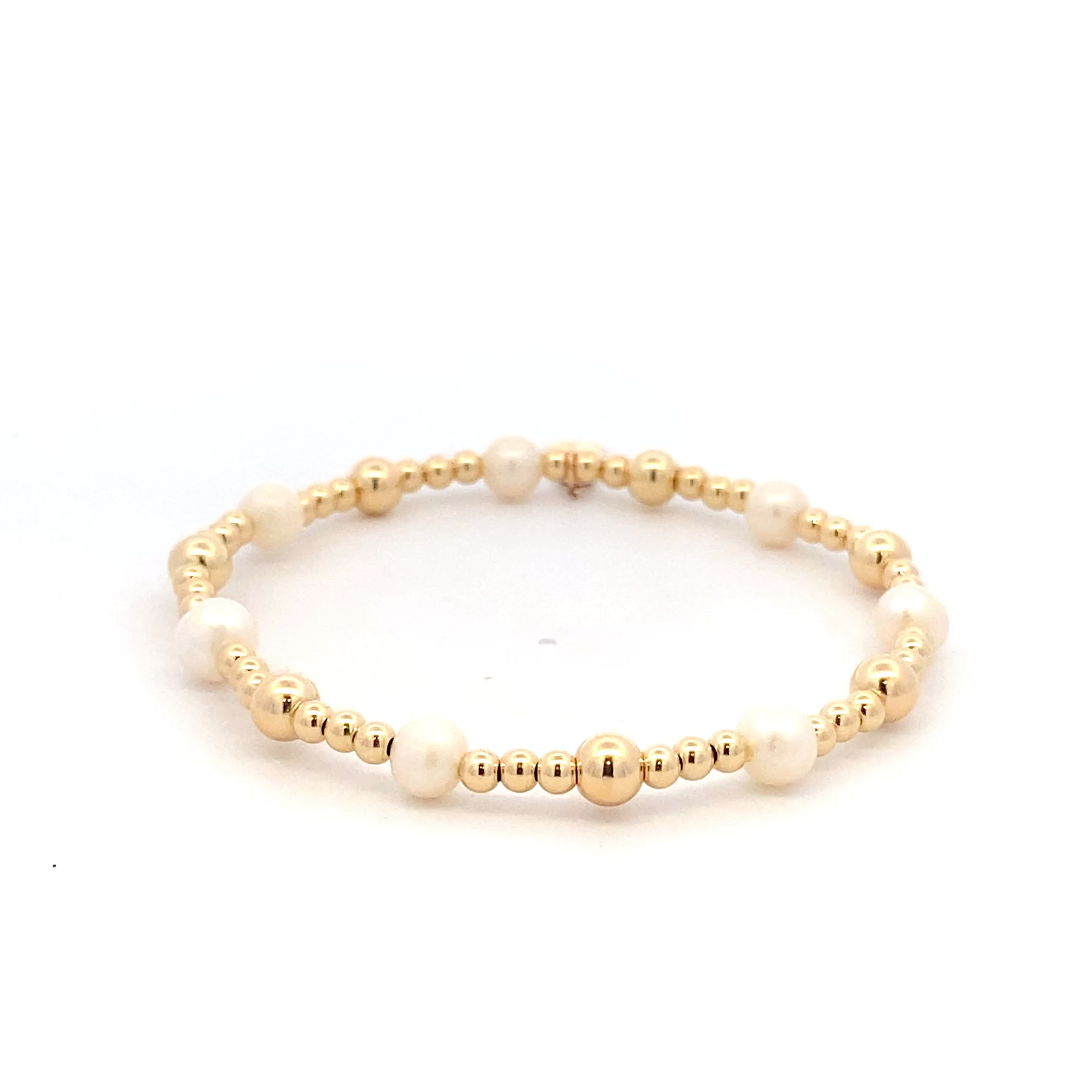 Mix pearl basic gold coloured