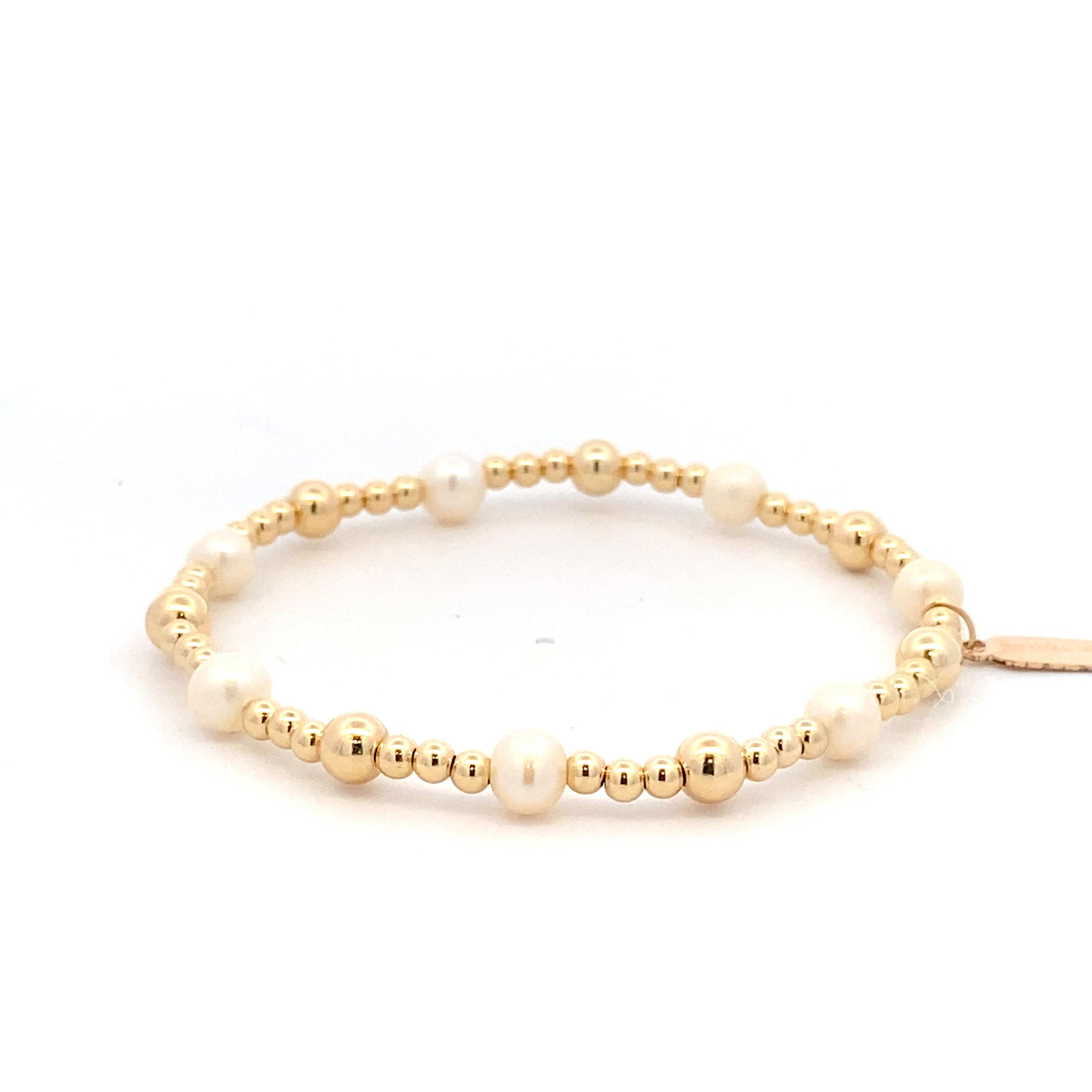 Mix pearl basic gold coloured