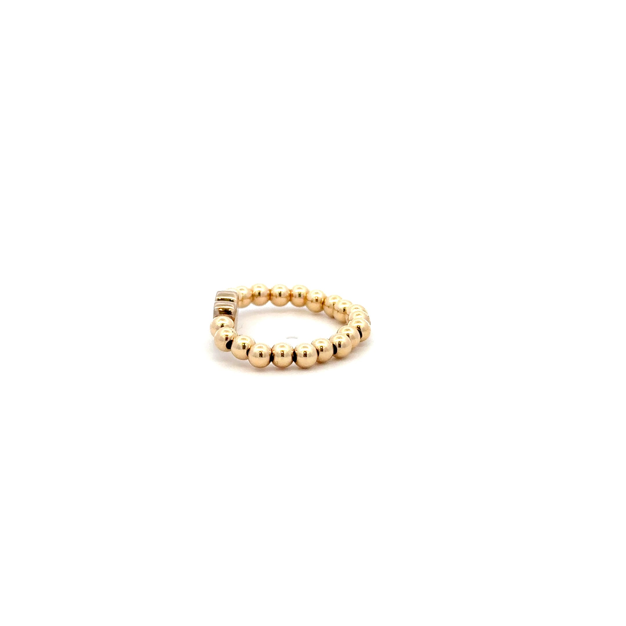 Ring heart small gold coloured