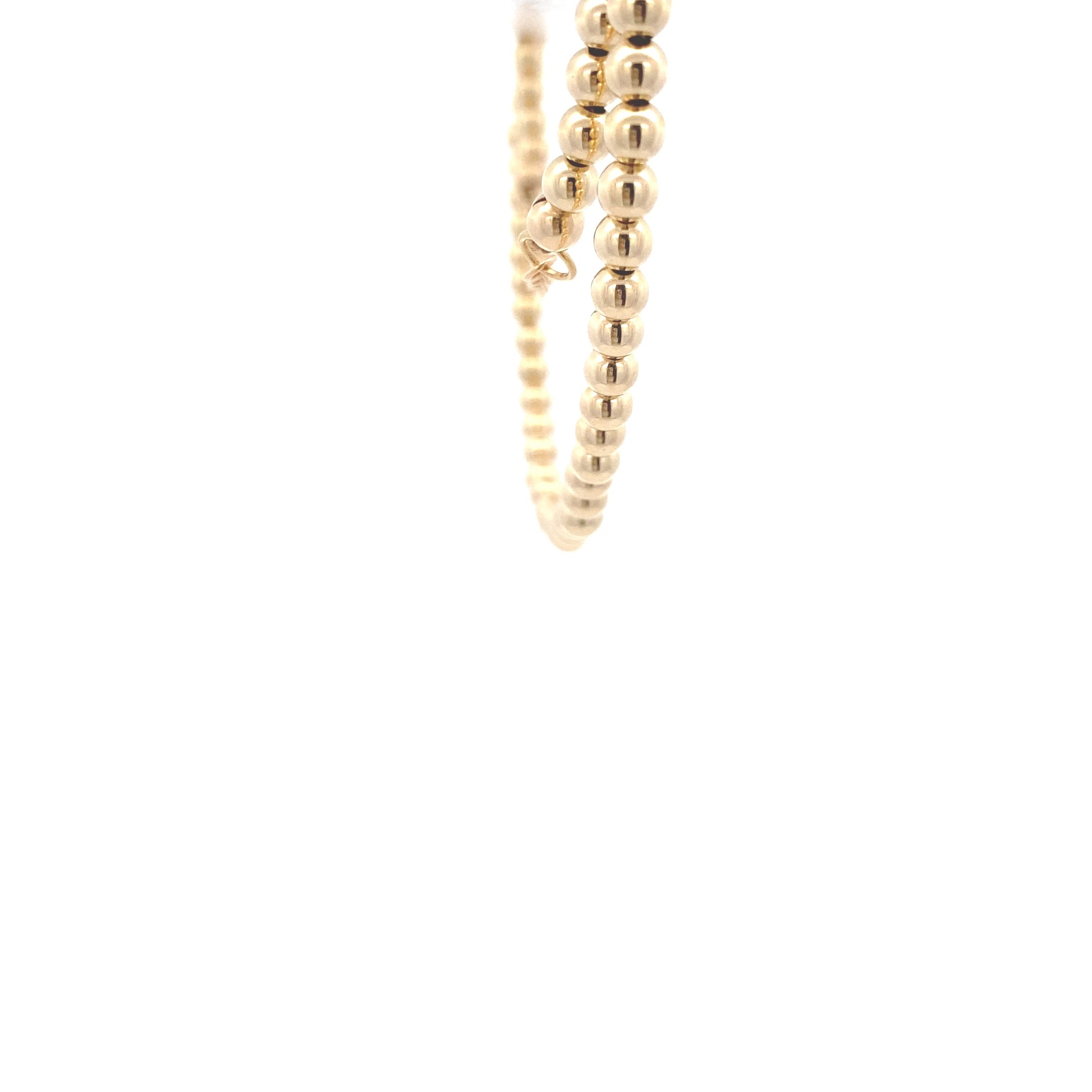 Necklace basic 4mm gold coloured
