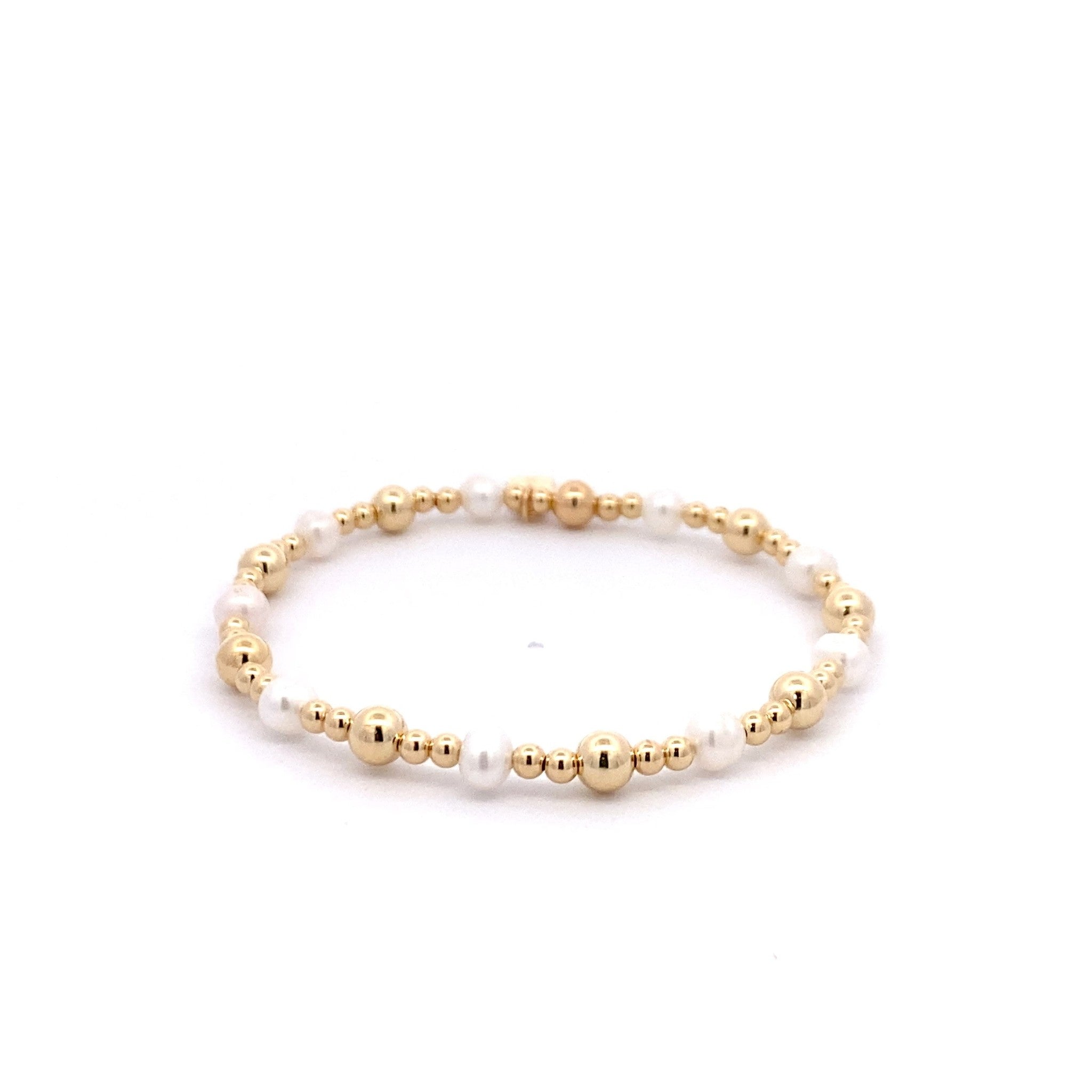 Mix pearl basic gold coloured