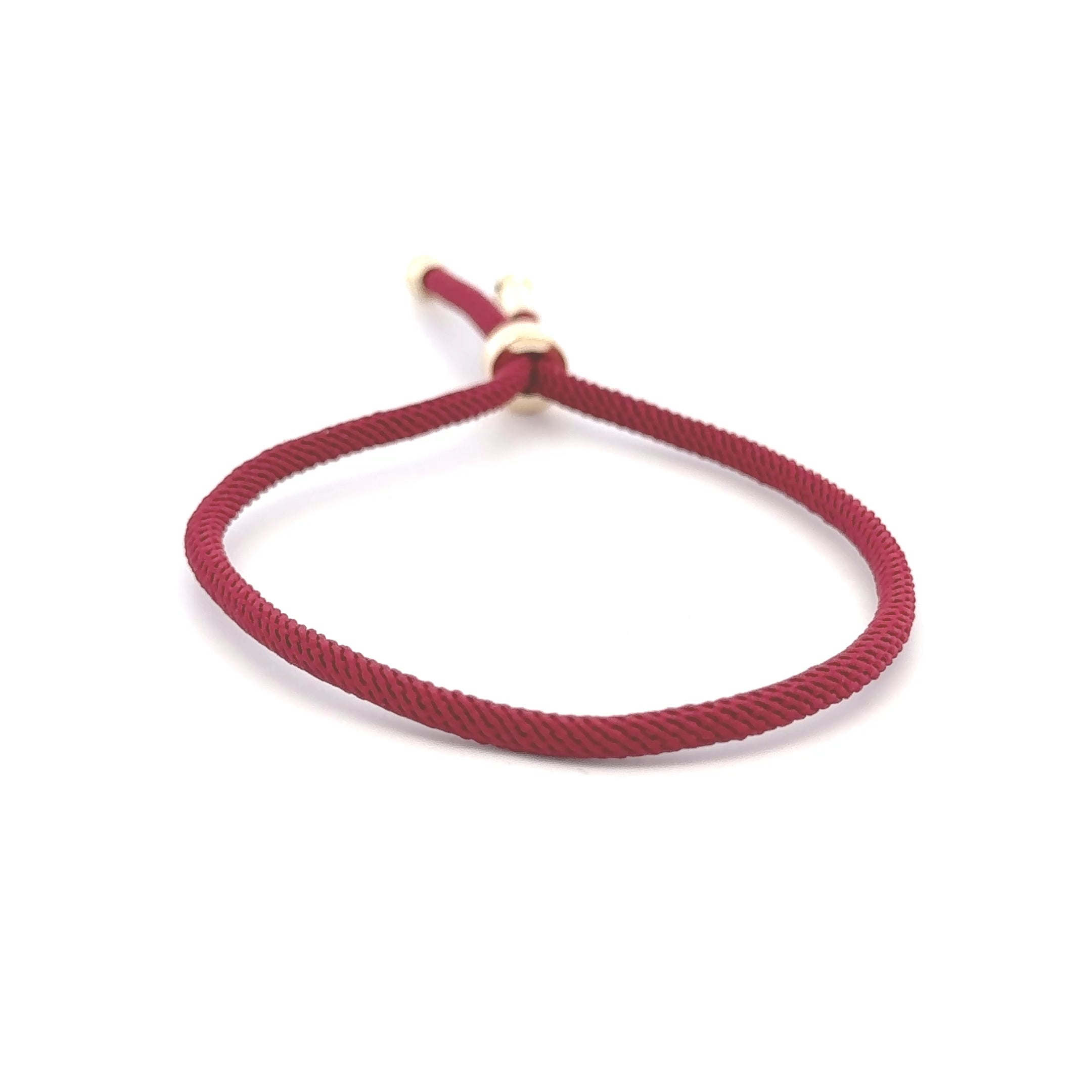 Venice cord burgundy goldplated