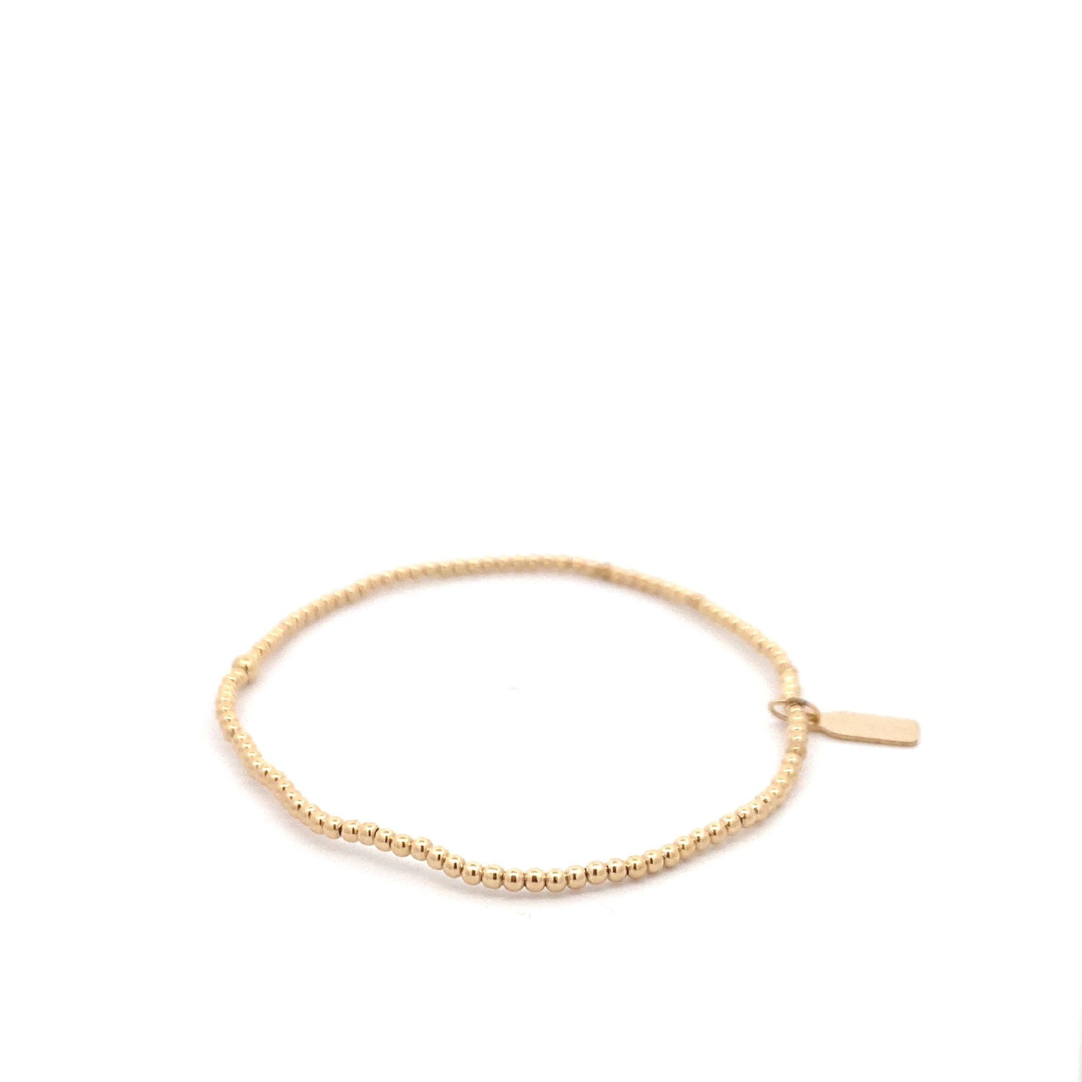 Basic gold coloured 2mm