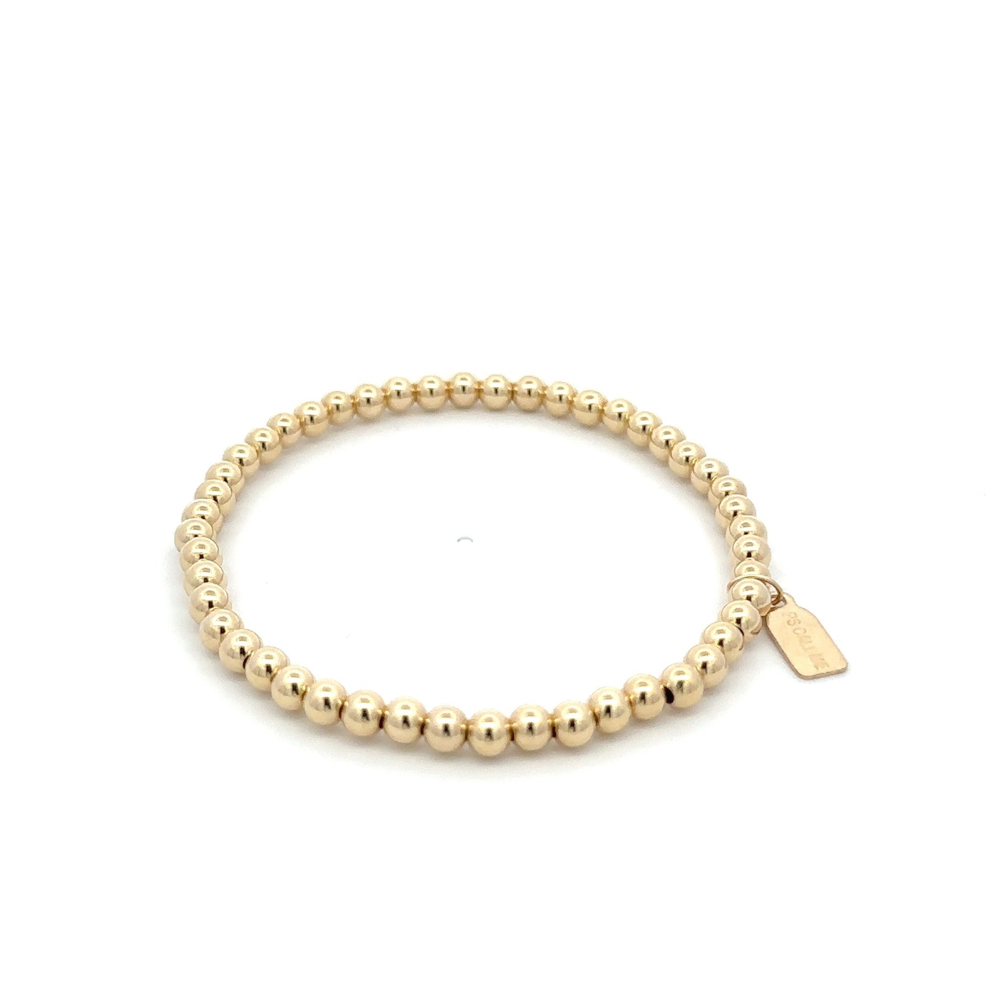 Basic gold coloured 4mm