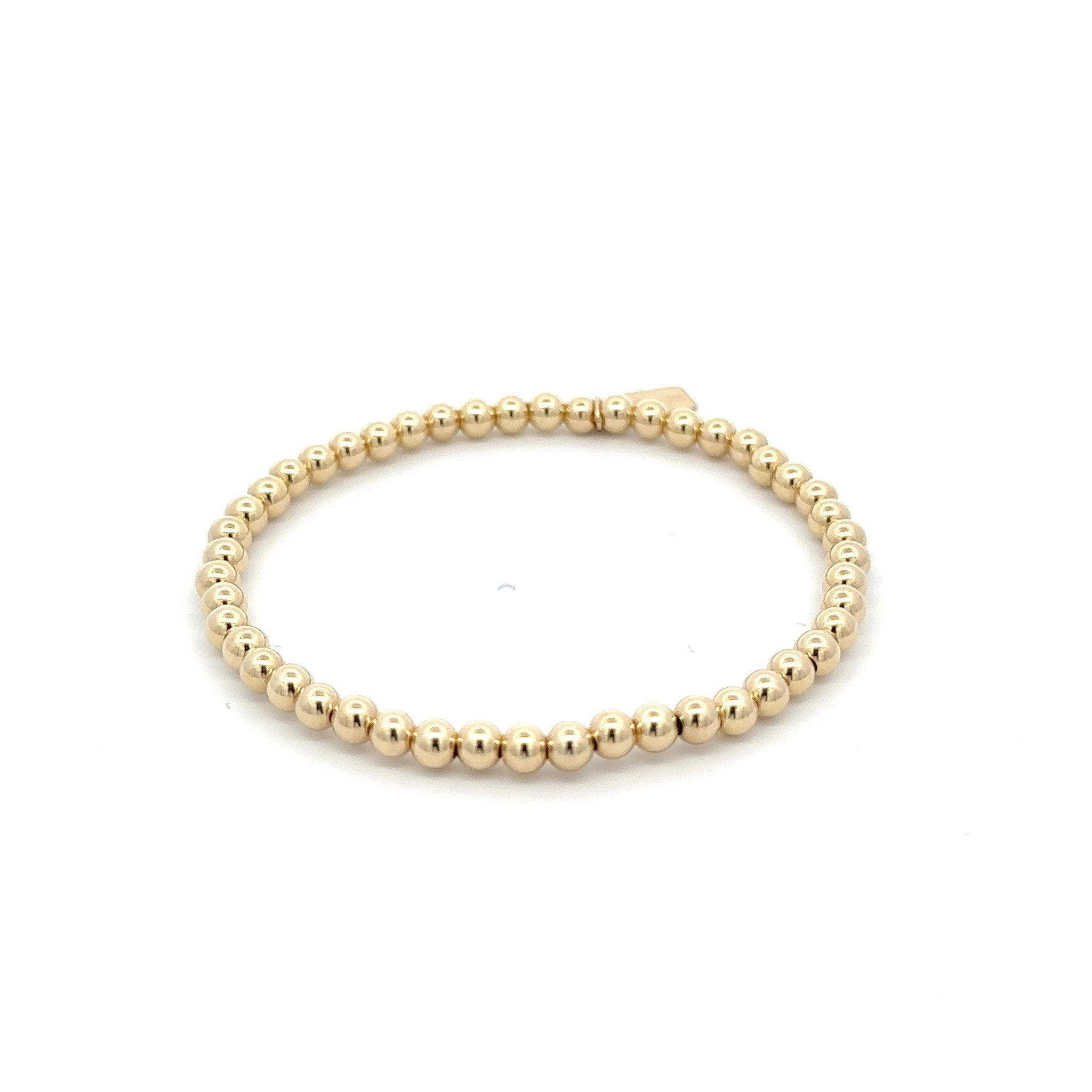 Basic gold coloured 4mm