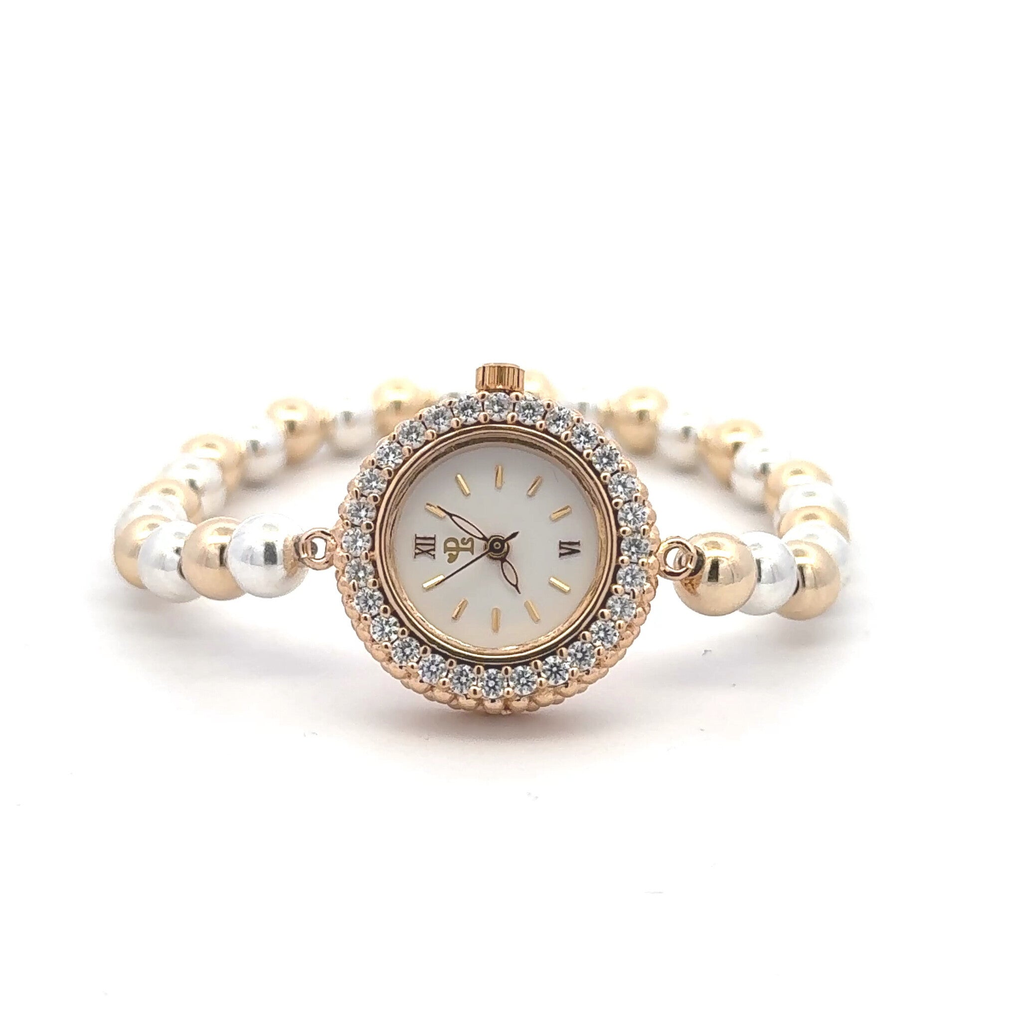 Watch gold coloured 6mm gold coloured  two tone