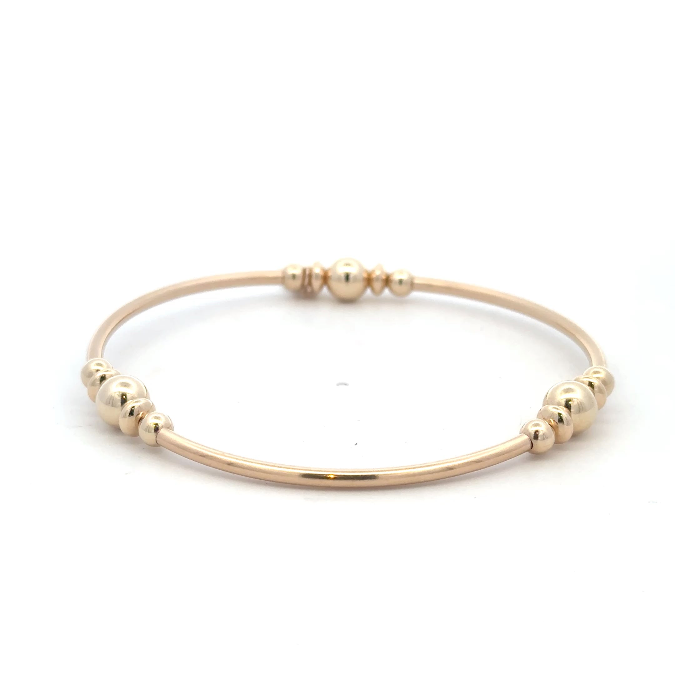 Bar plain three mix wheel gold coloured