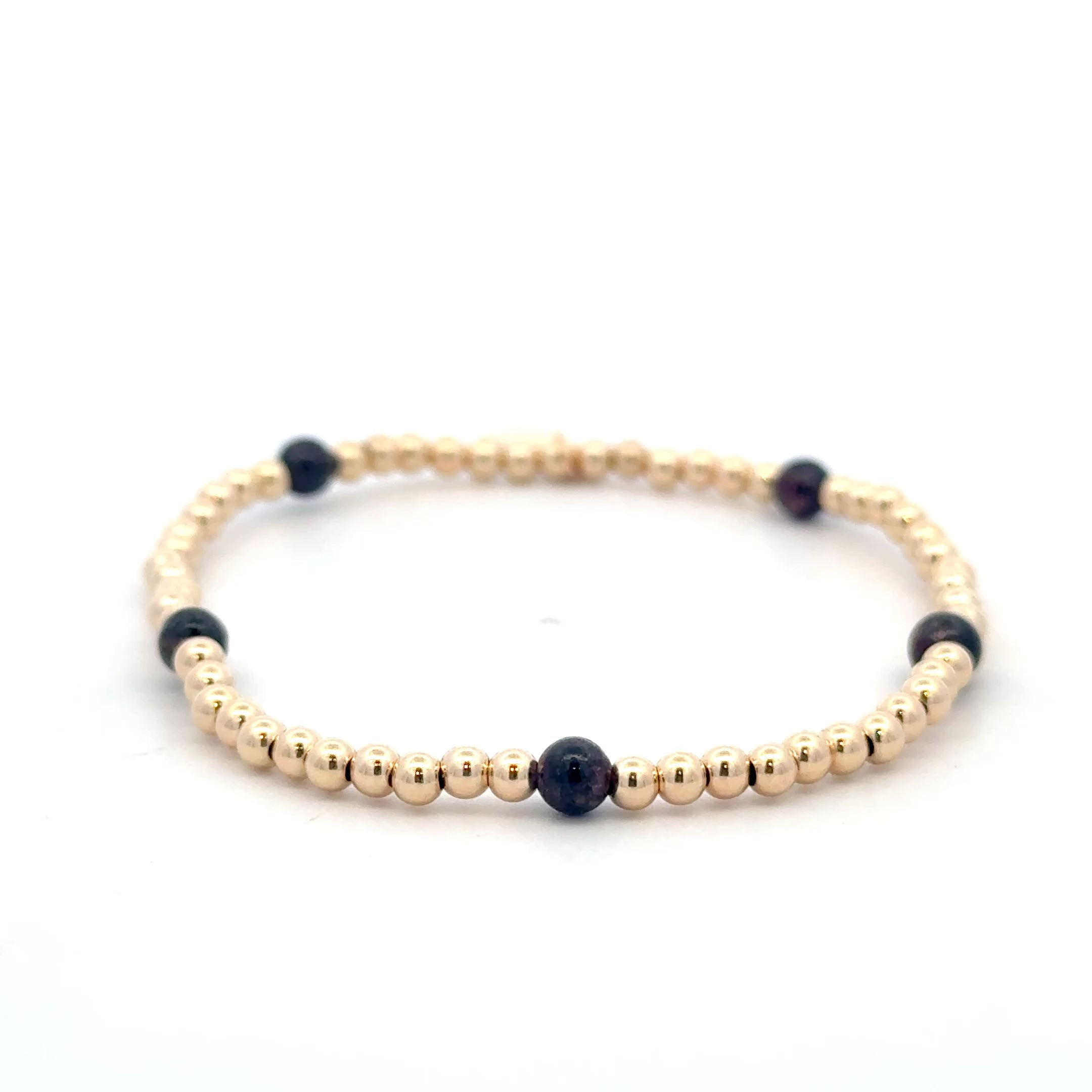 Dot 5 small burgundy dark gold coloured