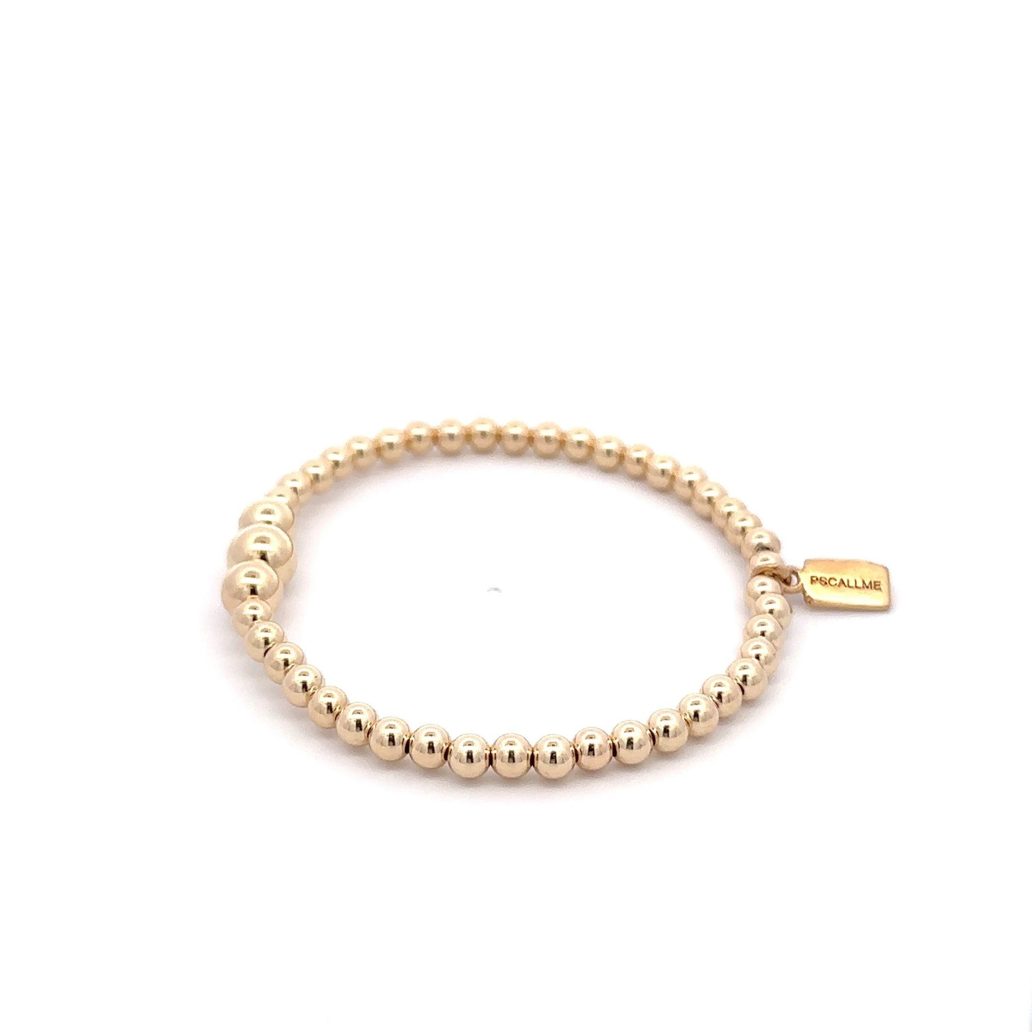 Three gold coloured