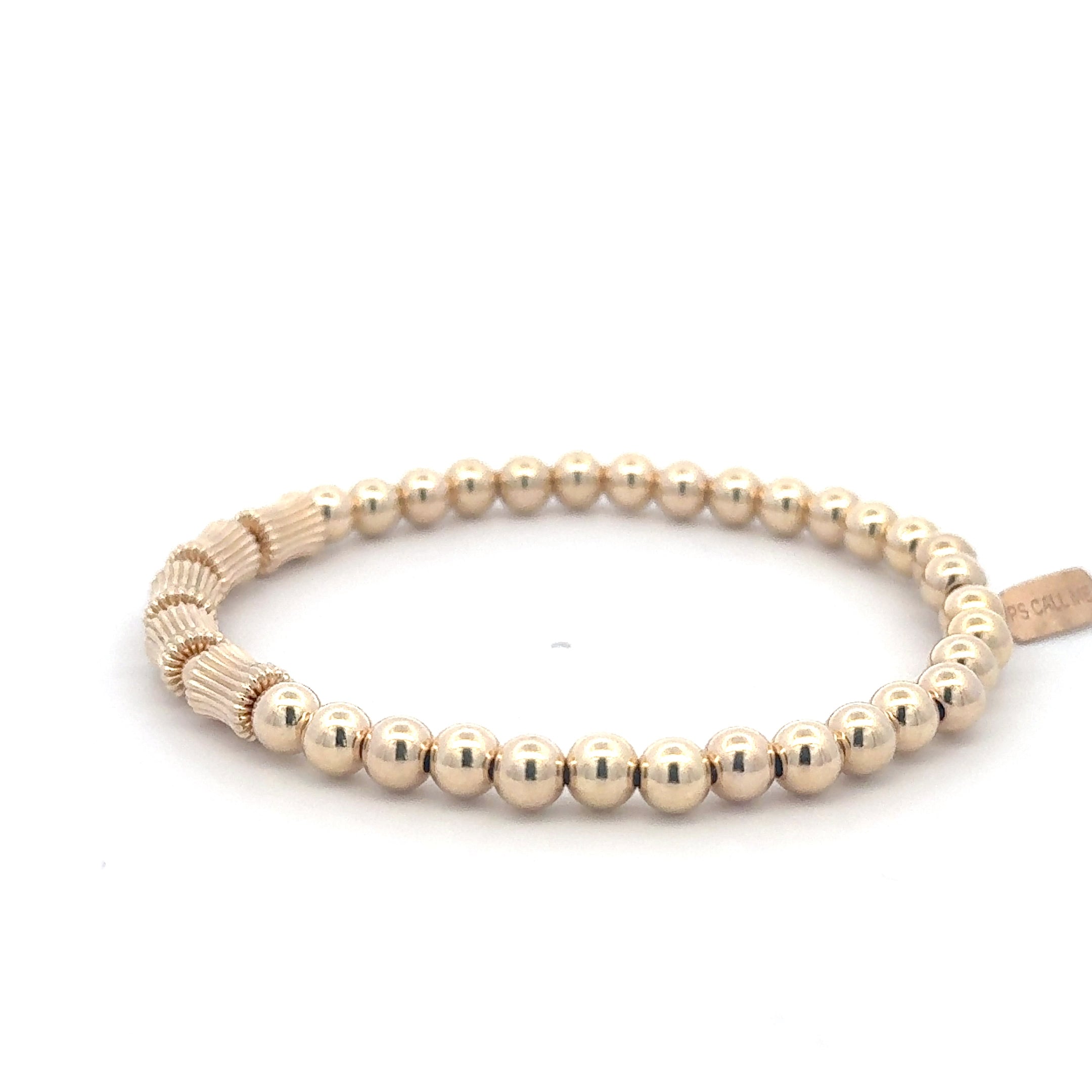 Tube bar 5mm gold coloured