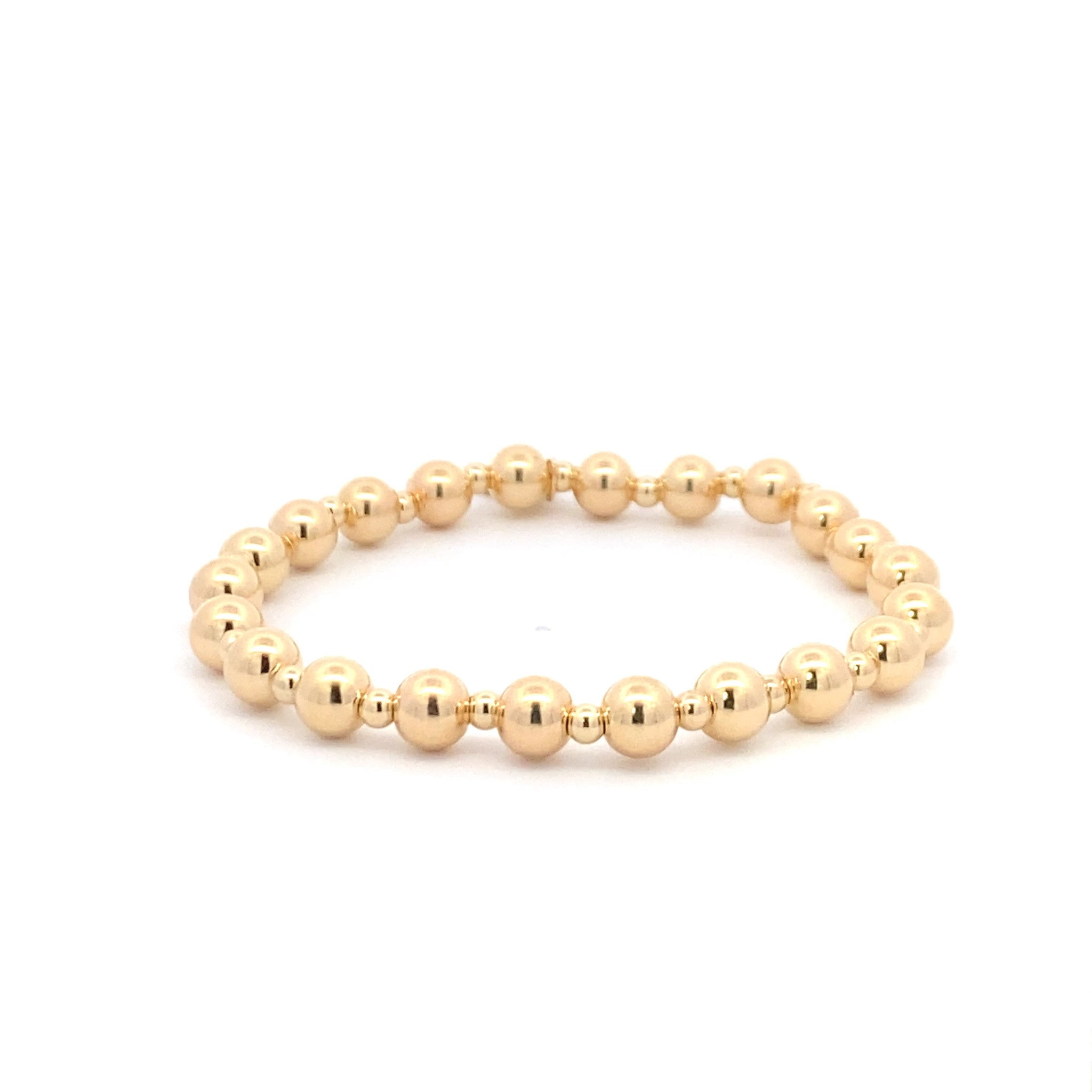 Basic gold coloured mix 6mm / 3mm