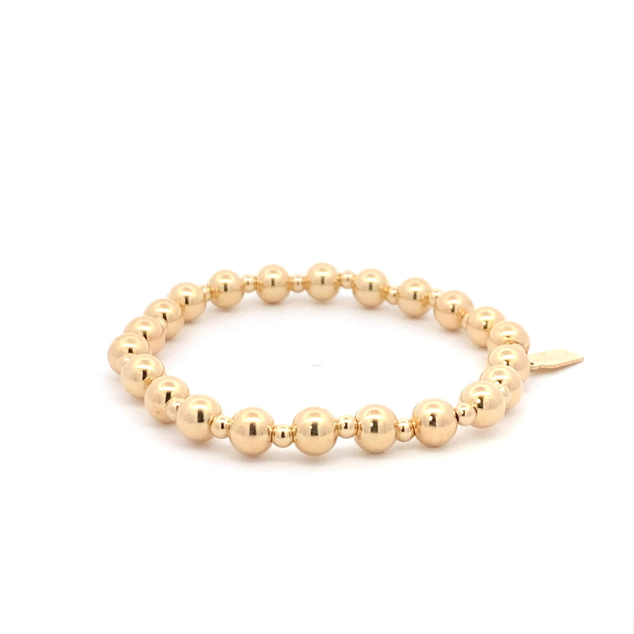 Basic gold coloured mix 6mm / 3mm