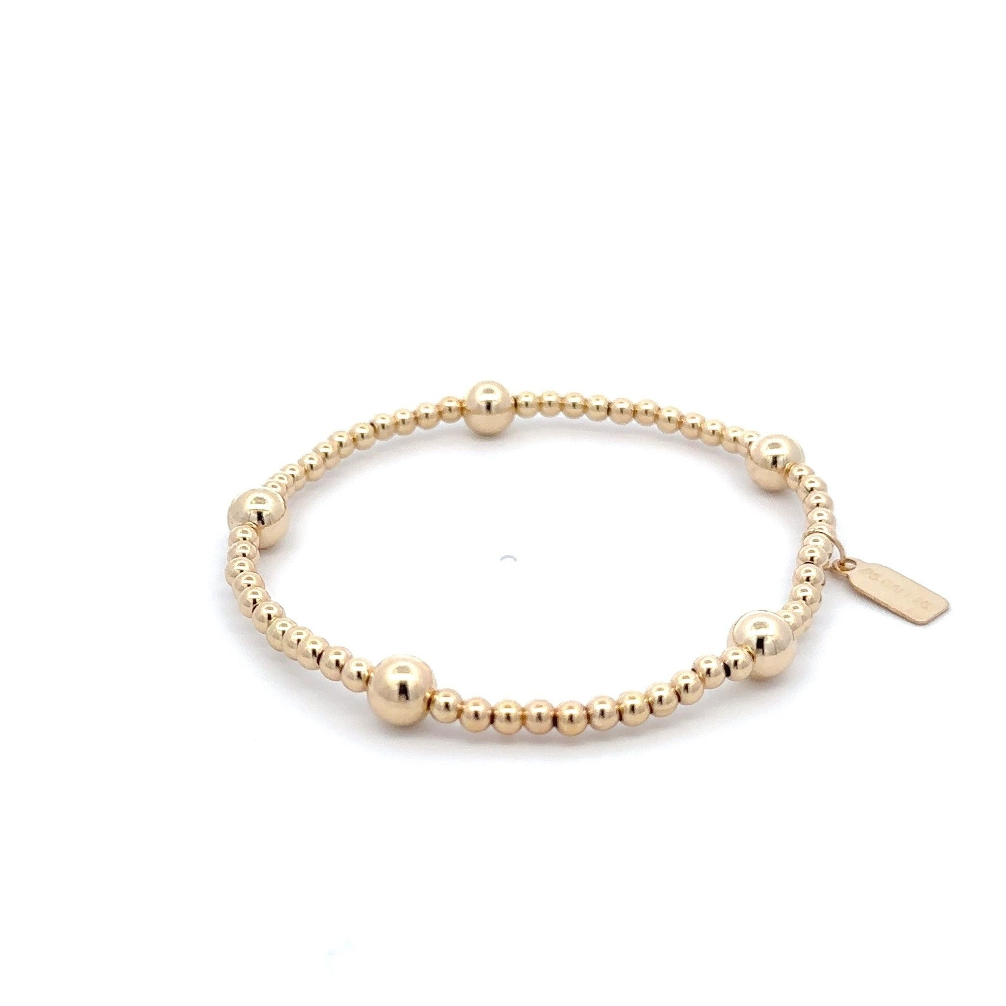 Dot 5 gold coloured