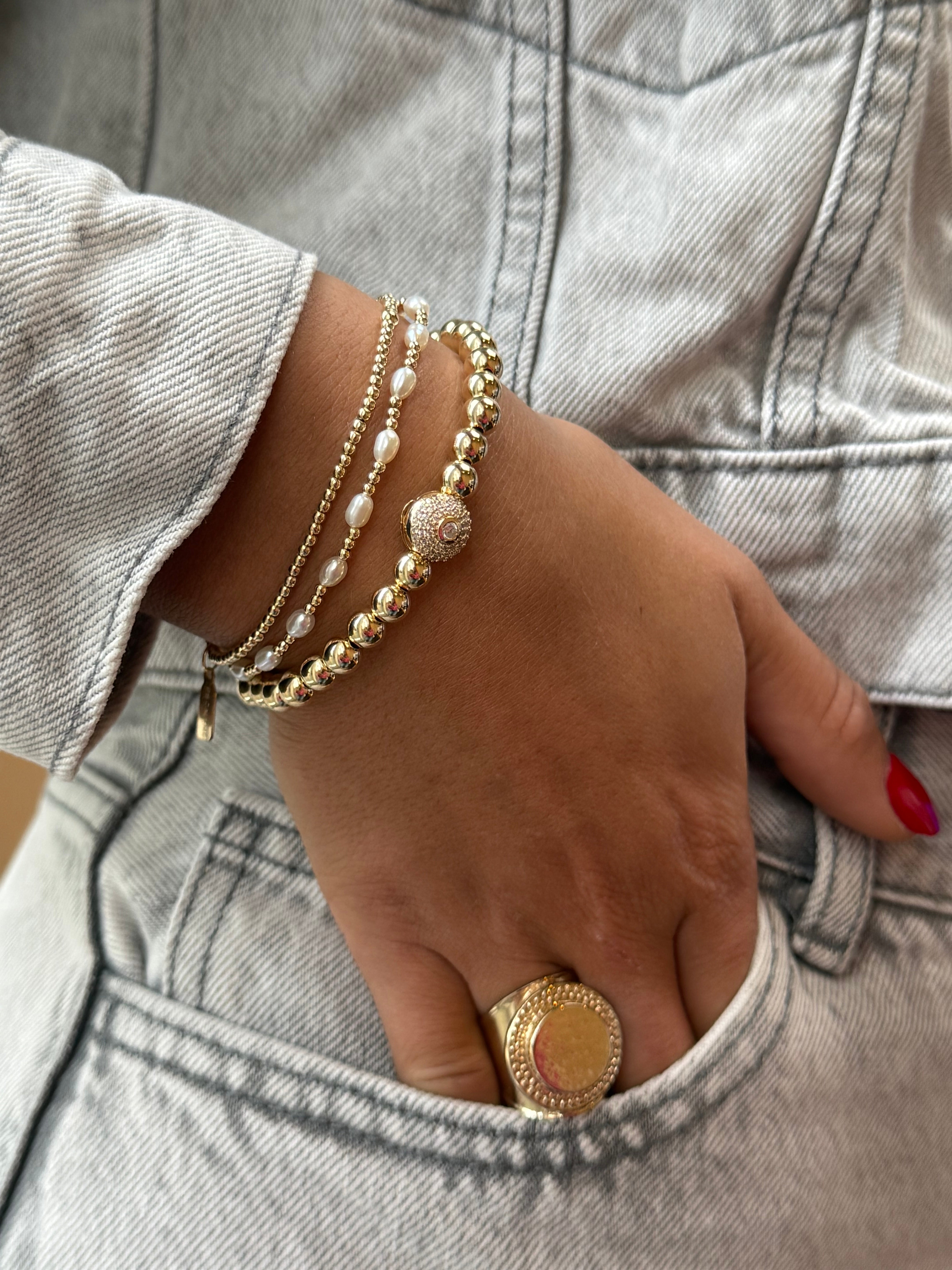 Click charm pure shine goldplated