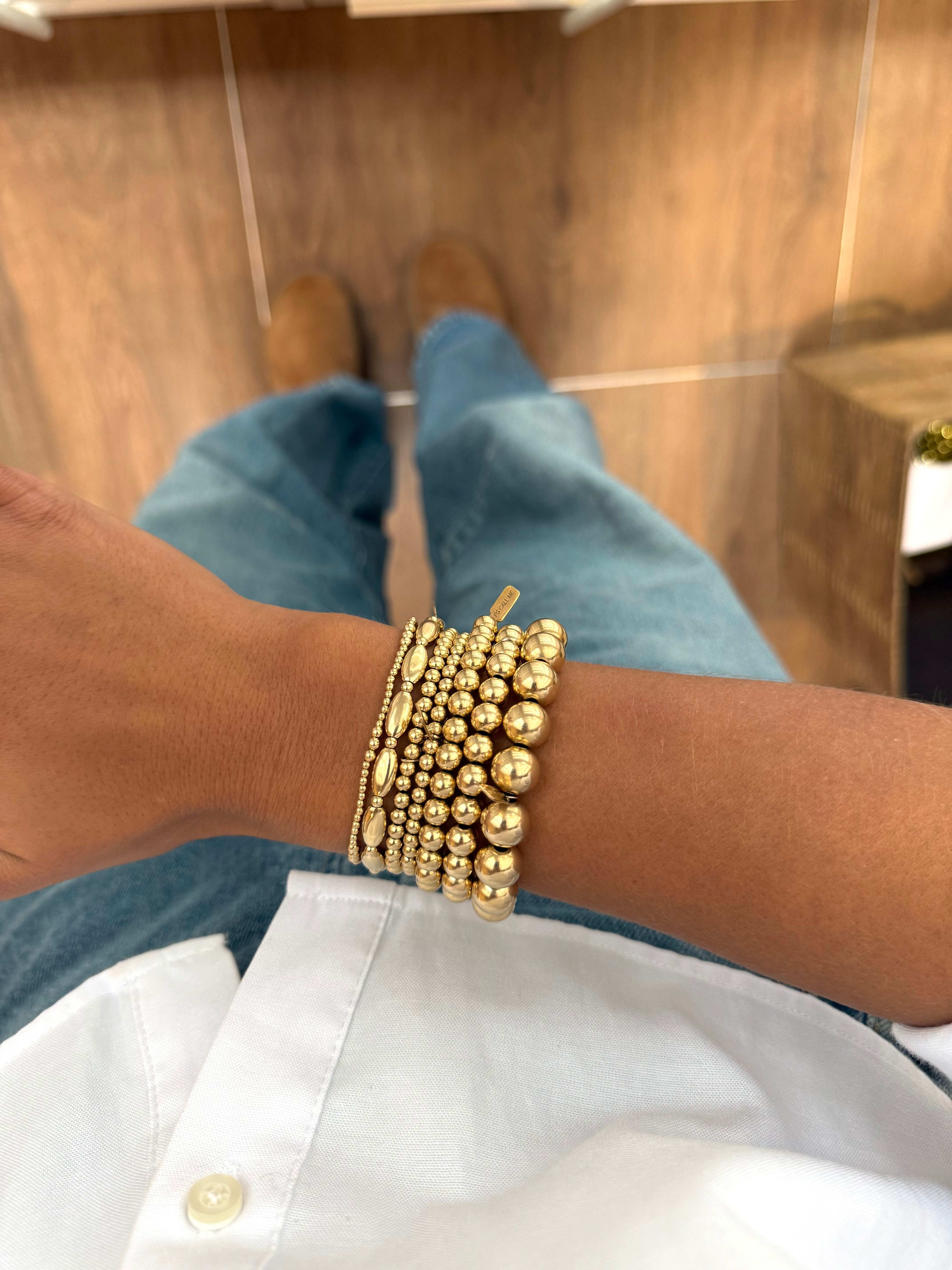 Basic gold coloured 7mm